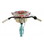 Dámsky retro bicykel 26" Lavida Mahbike 3-prevodový hliníkový rám 18" modrý ružové kolesá